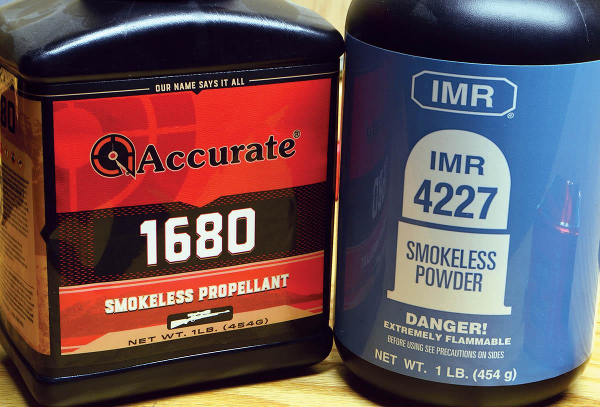 Two great powders for the 25-20: Accurate  1680 for the 60-grain bullet and IMR-4227 for cast bullets.
